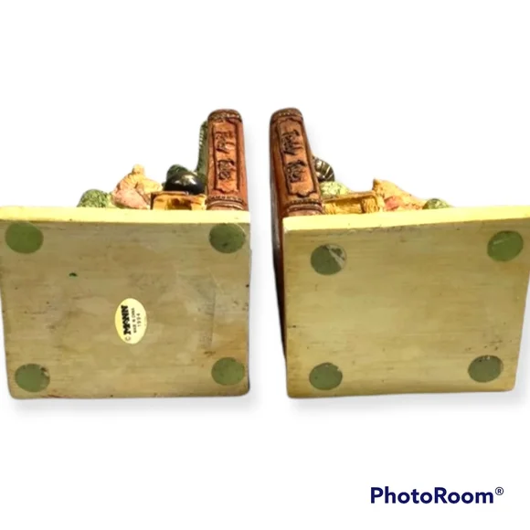 Vintage 1994 Edition Bookend Set - Picture 8 of 10